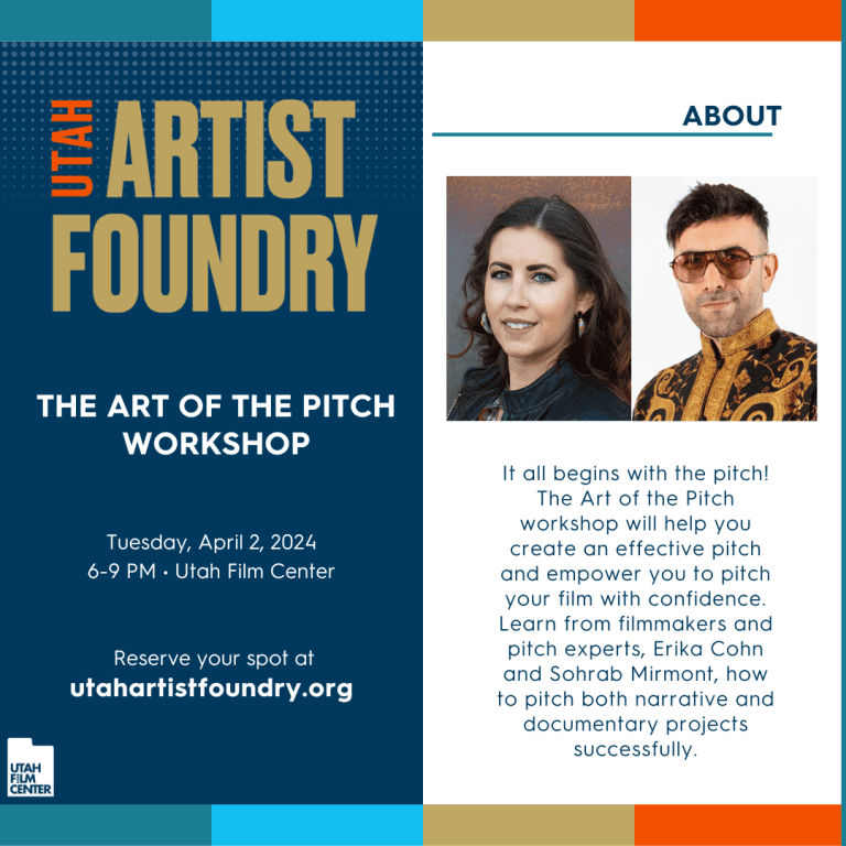 The Art of the Pitch Workshop - Artist Foundry